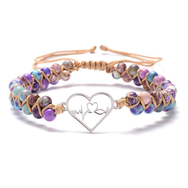 Heartbeat Regalite Jasper Bracelet-Your Soul Place